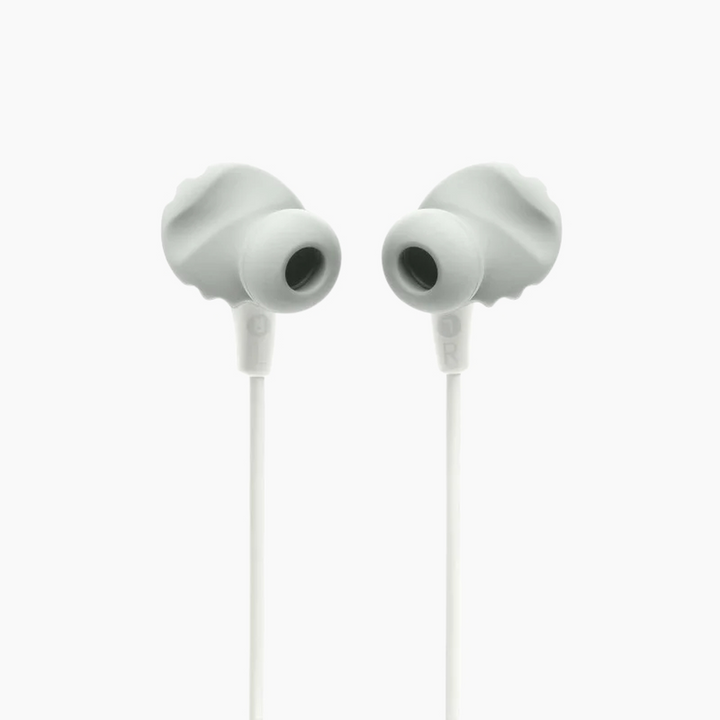 JBL Endurance Run 2 Wired Sports In Ear Headphones White