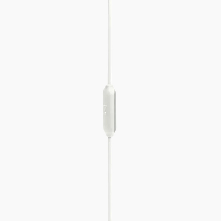 JBL Endurance Run 2 Wired Sports In Ear Headphones White