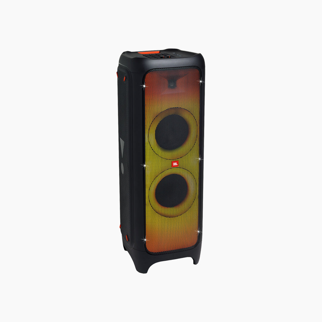 JBL PartyBox 1000 portable Bluetooth speaker with full-panel lighting effect