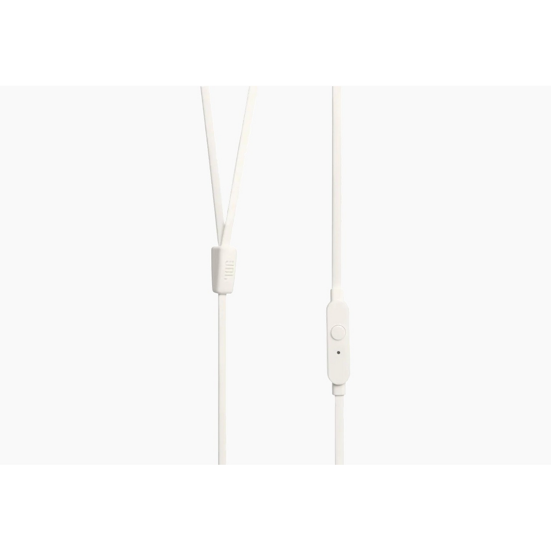 JBL Tune 110 Wired In Ear Headphones White