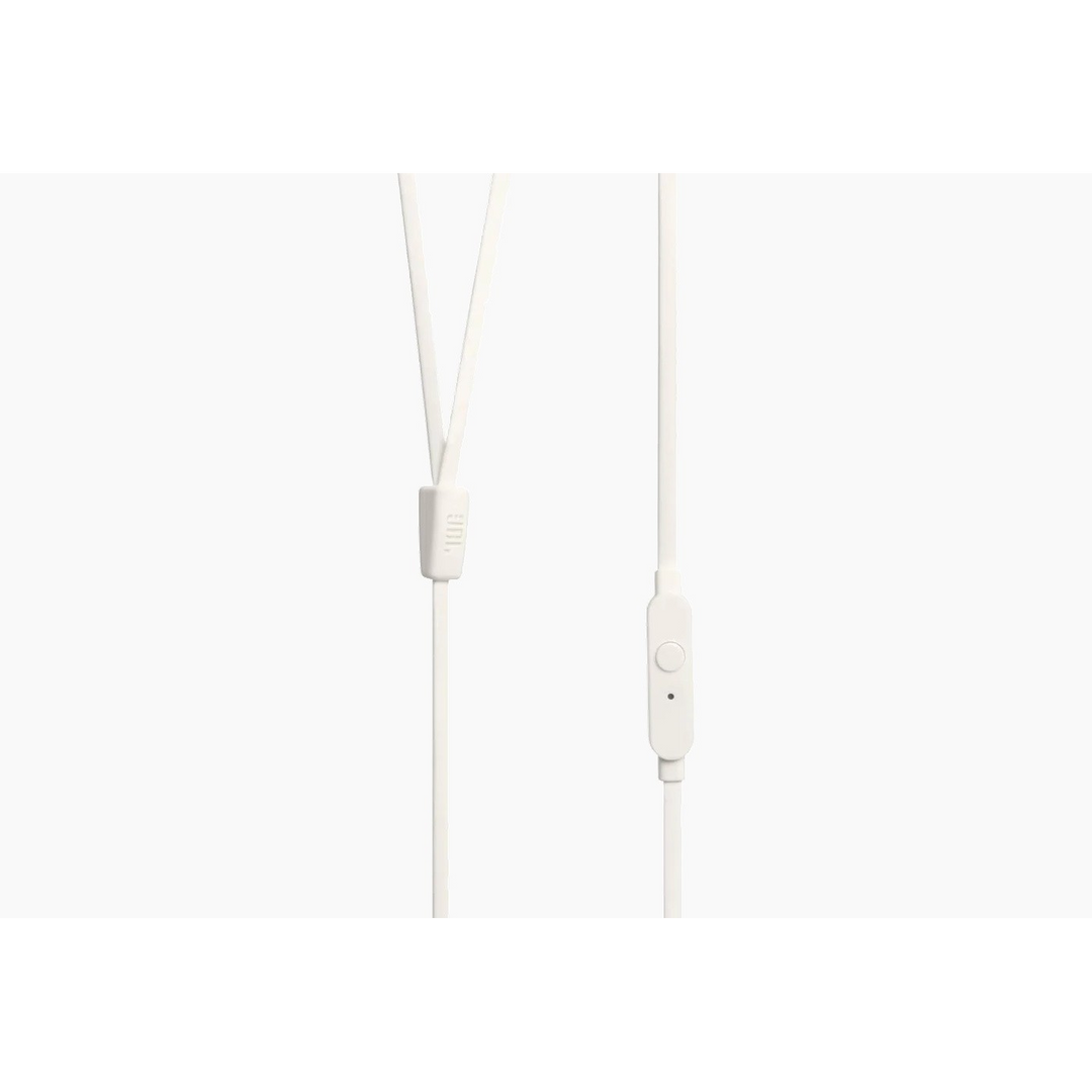 JBL Tune 110 Wired In Ear Headphones White