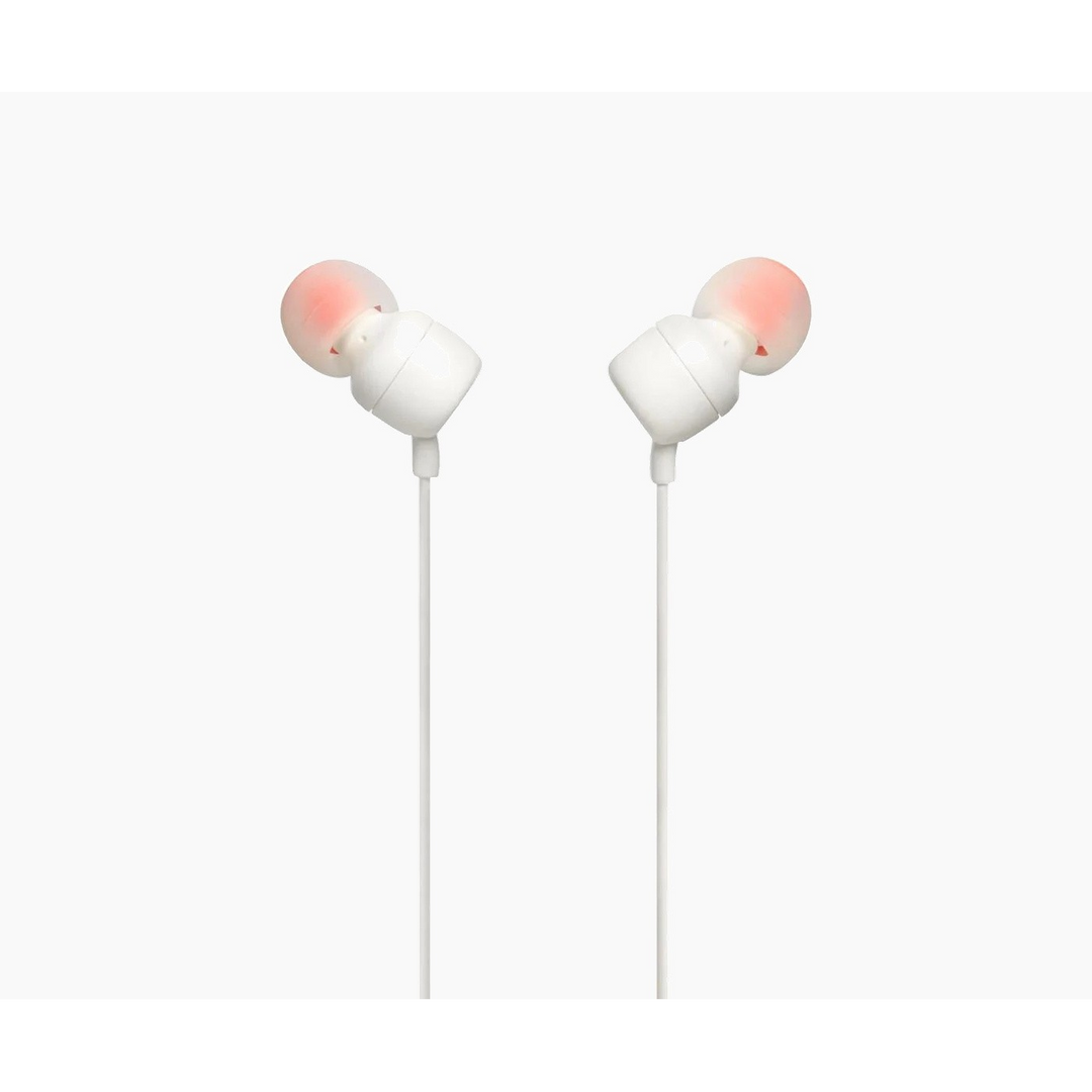JBL Tune 110 Wired In Ear Headphones White