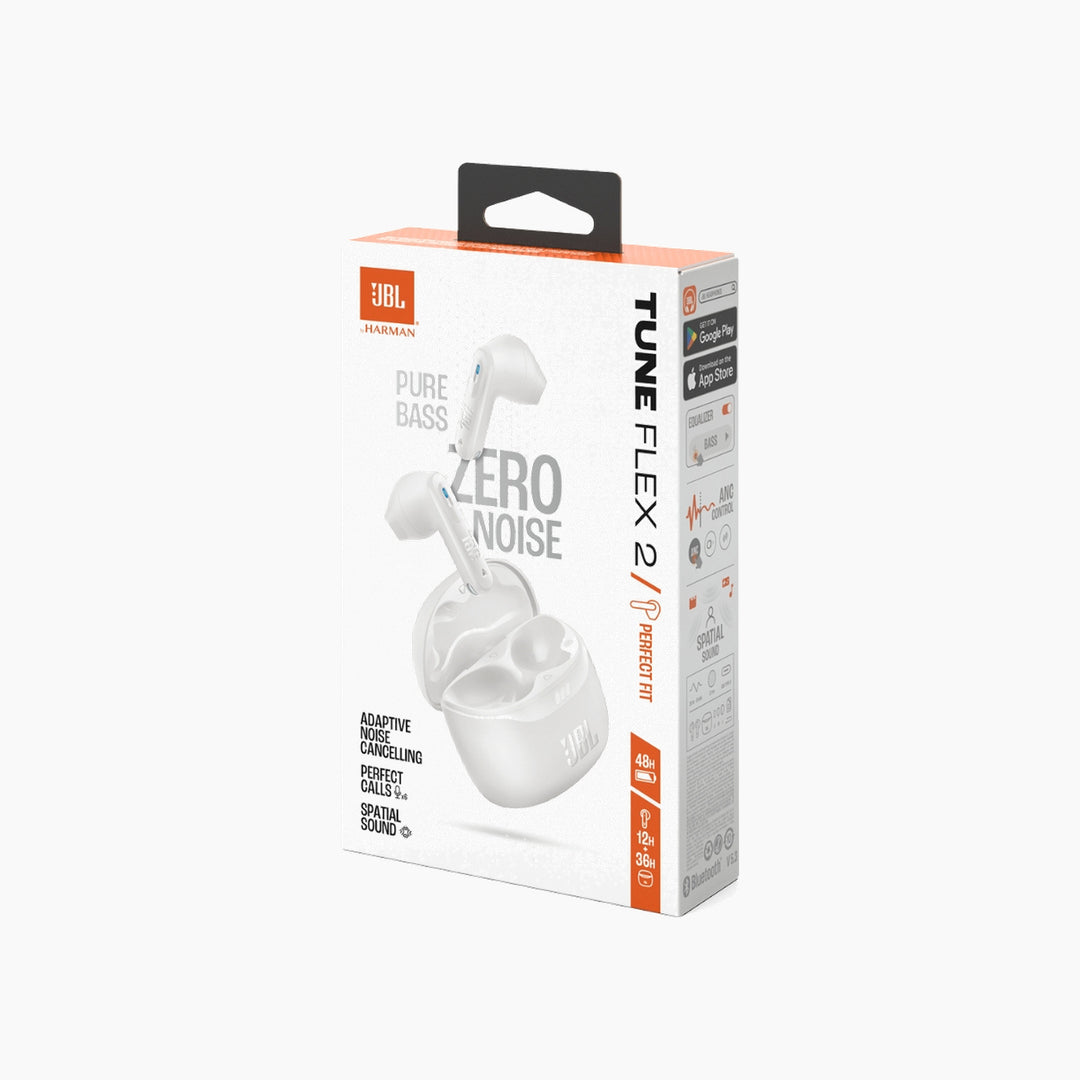 JBL Tune Flex 2 ANC Earbuds - White