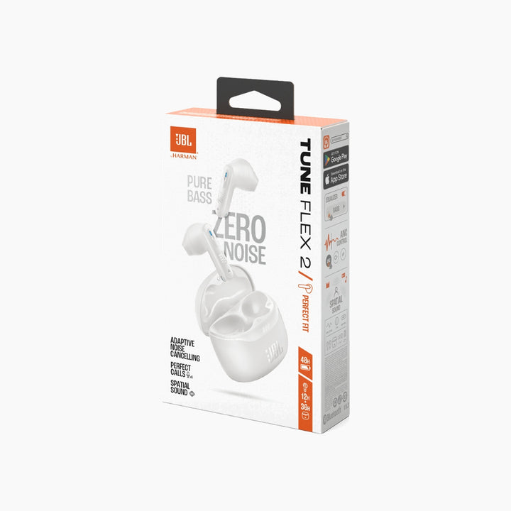 JBL Tune Flex 2 ANC Earbuds - White