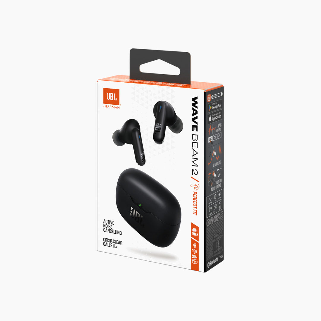 JBL Wave Beam 2 true wireless ANC earbuds with 8mm dynamic drivers