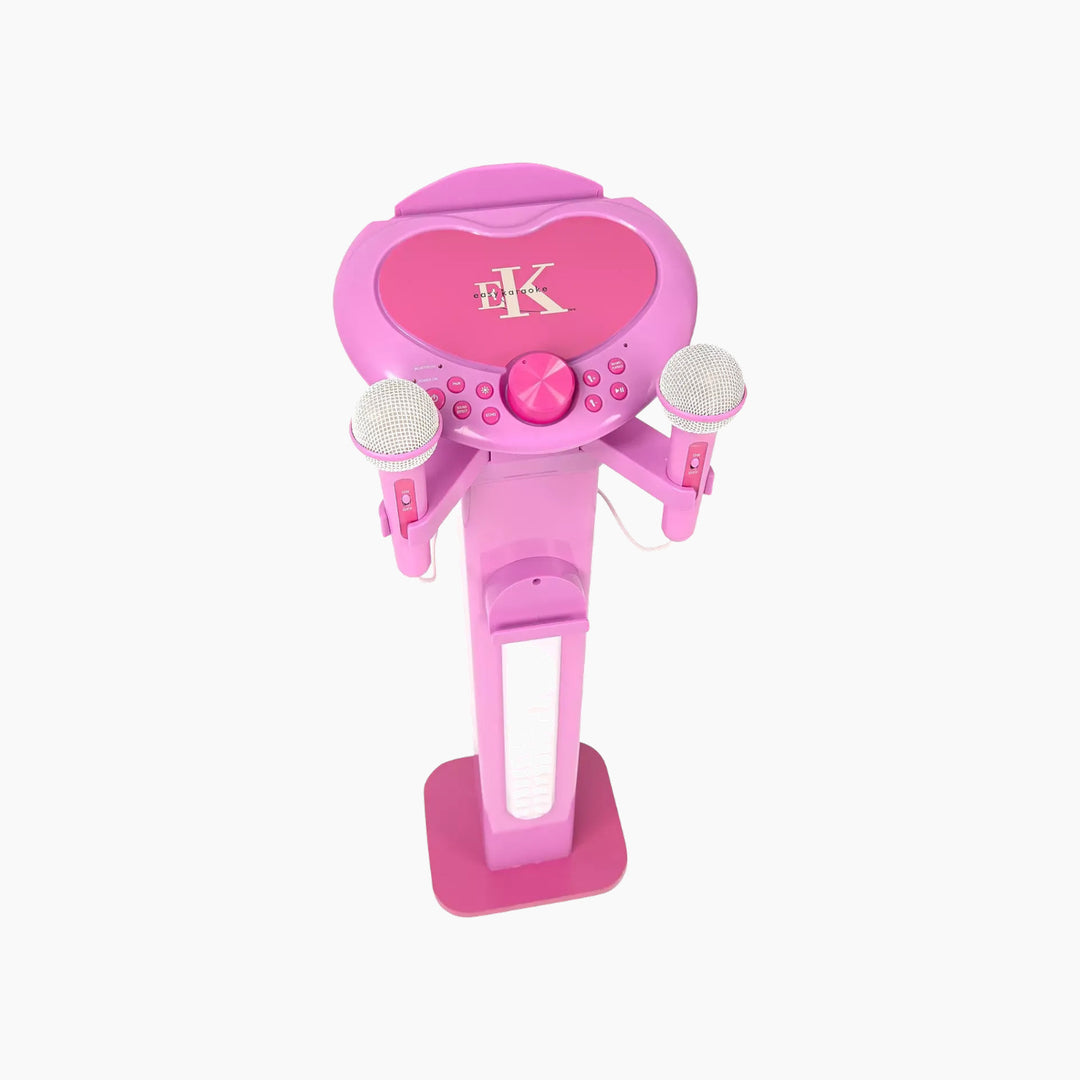 Jhs Bluetooth Kids Singalong Pedestal Karaoke Machine Pink