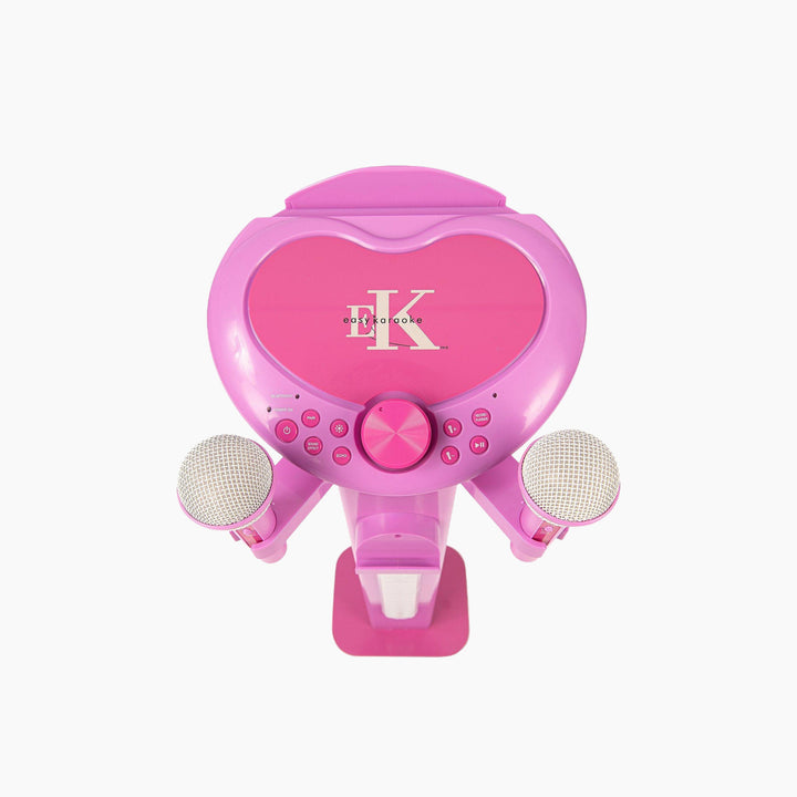 Jhs Bluetooth Kids Singalong Pedestal Karaoke Machine Pink