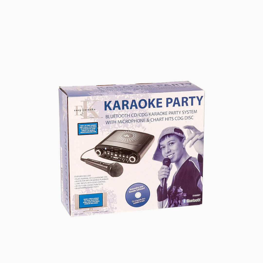 Jhs Ekg88 Bluetooth Karaoke Machine - Black