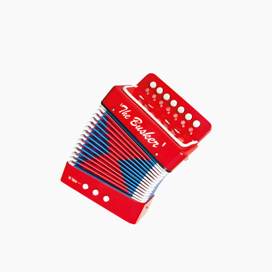 Jhs The Busker Mini Accordian - Red