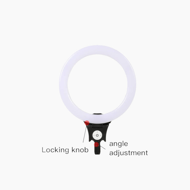 JMARY FM-12R 30cm ring light with stepless dimming