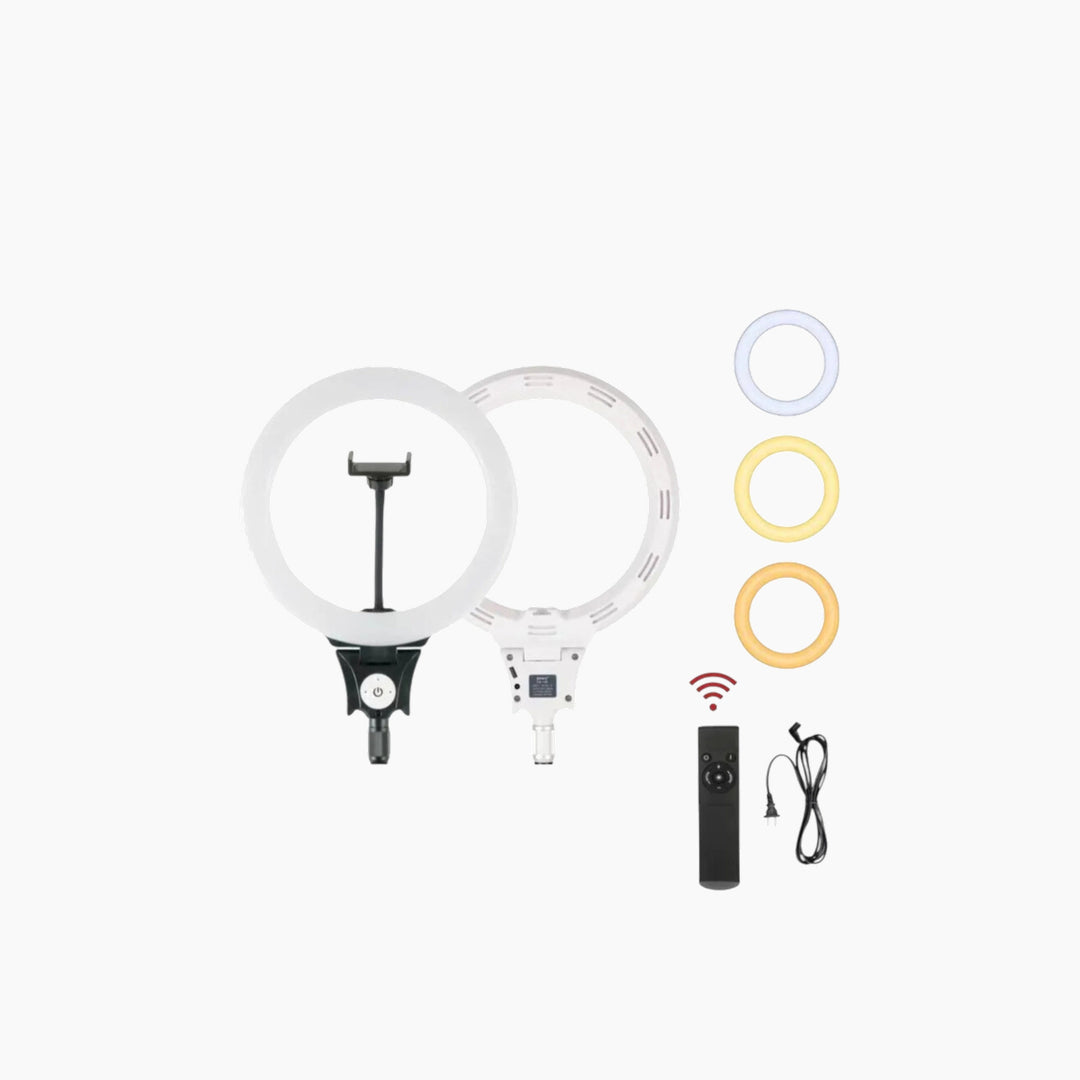 JMARY FM-12R 30cm ring light with stepless dimming