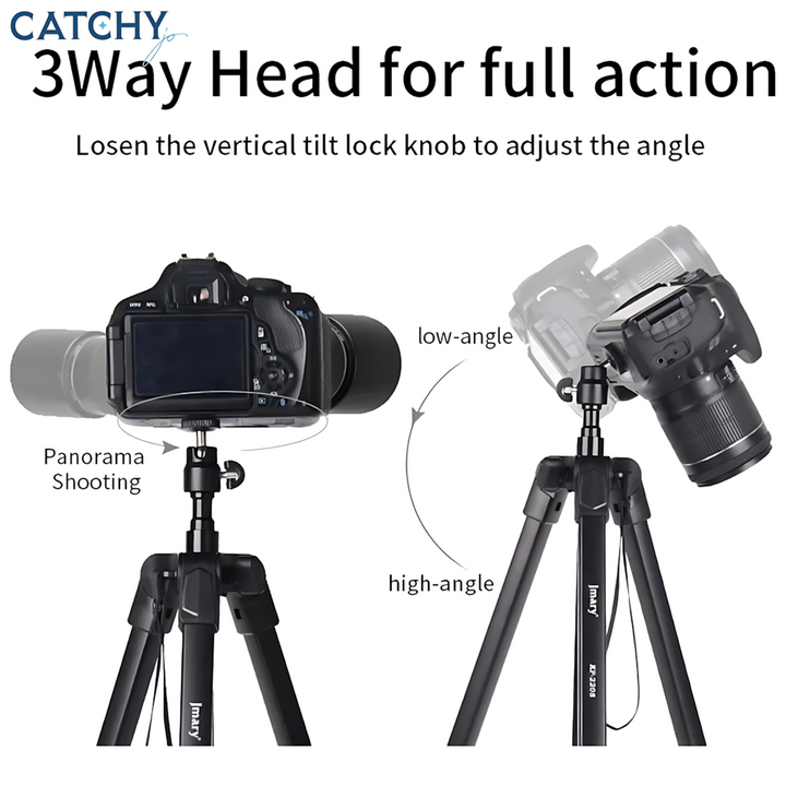 JMARY KP-2208 aluminum travel tripod