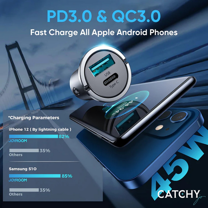 JOYROOM C-A35 2-Port Fast Car Charger (45W)