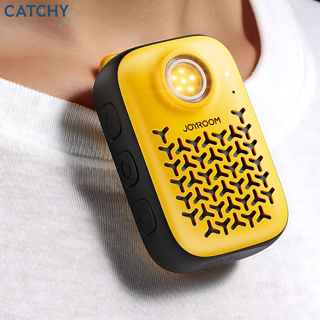 JOYROOM JR-MS03 mini portable Bluetooth speaker with clip and magnet