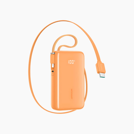 JOYROOM JR-PR2 Mini Power Bank With Built-in Retractable (10000mAh)