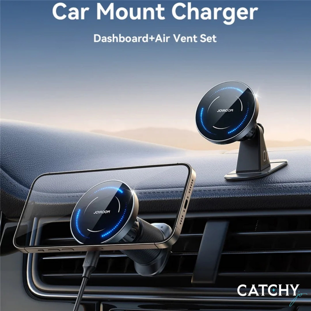 JOYROOM JR-ZS502 magnetic wireless car holder with 15W charging