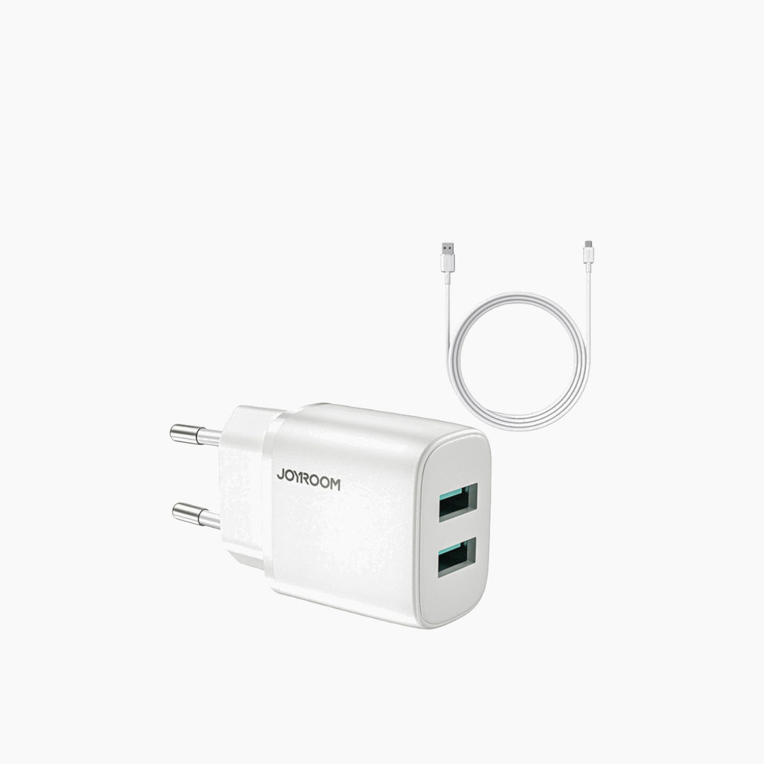 JOYROOM L-2A123 dual-port mini fast charger adapter
