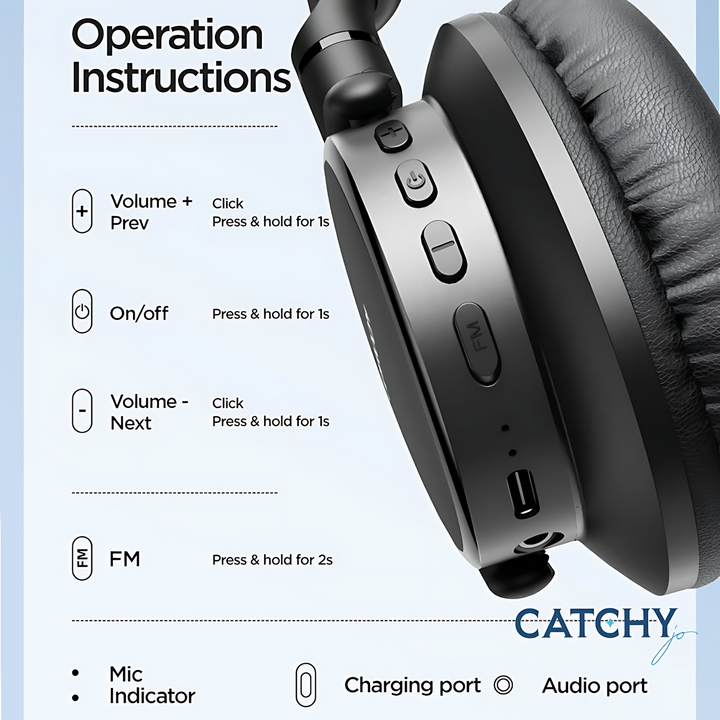 JOYROOM OH1 wireless headset with Bluetooth V5.0