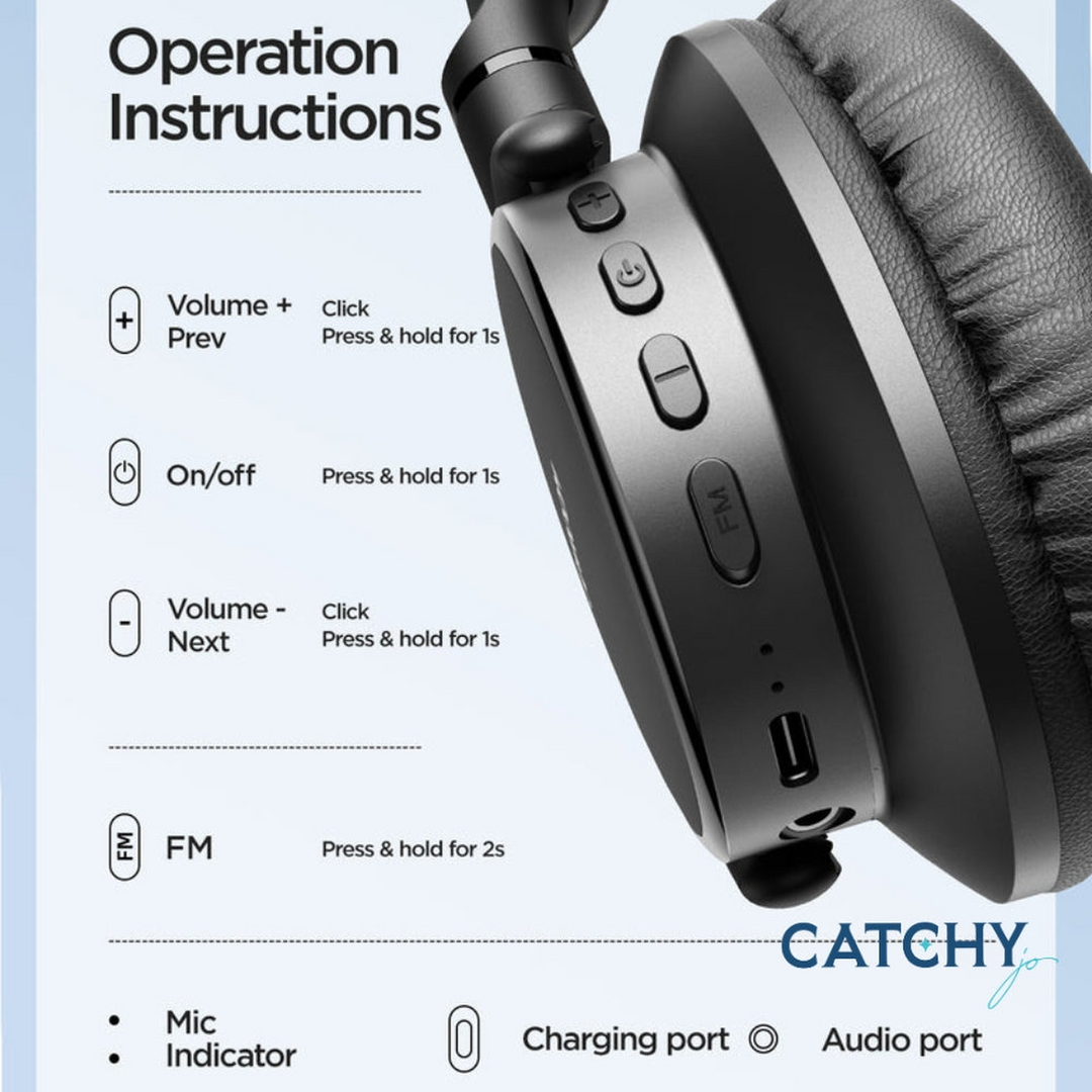 JOYROOM OH1 wireless headset with Bluetooth V5.0