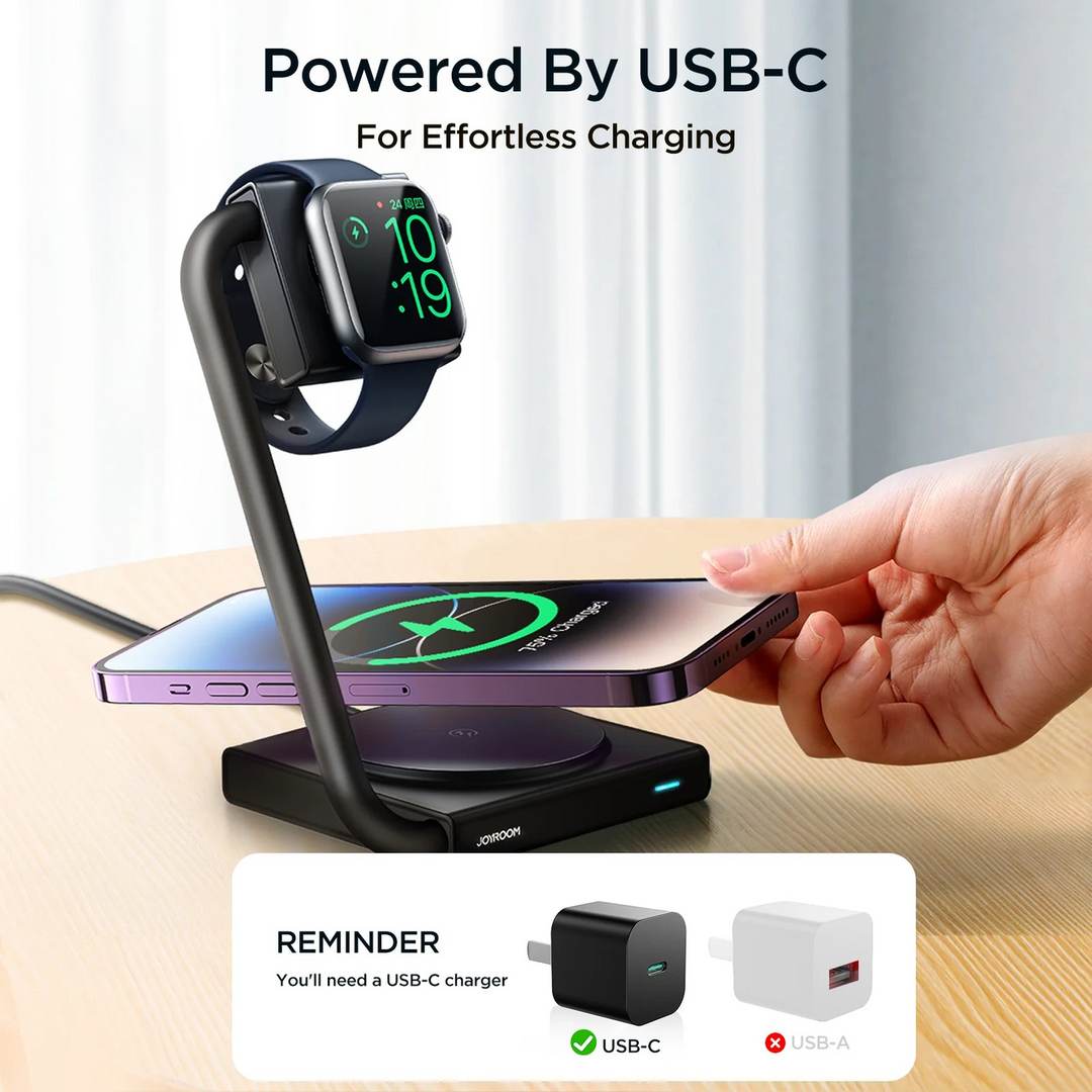 Joyroom WQN05 foldable dual wireless charger