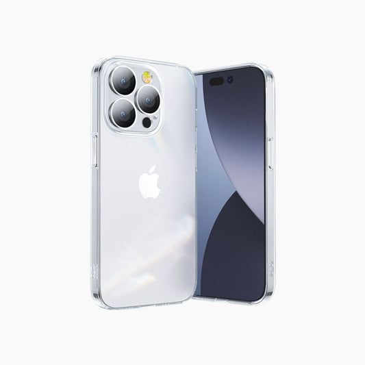 جراب شفاف لهاتف iPhone من JOYROOM مع واقي للكاميرا