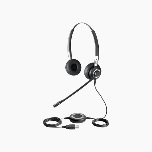 سماعة رأس Black Biz 2400 II Duo USB - ميكروفون عازل للضوضاء، بلوتوث، معتمدة من MS Teams