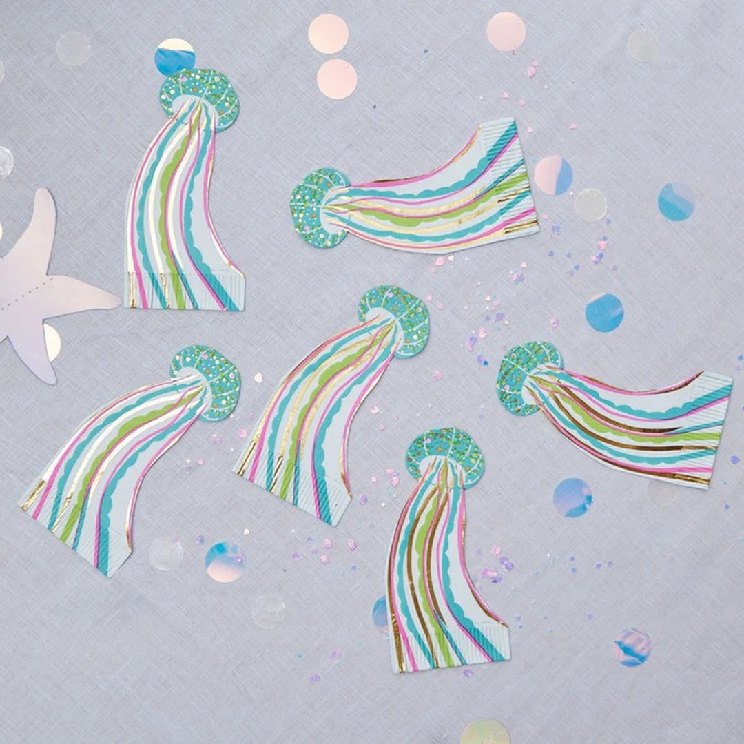 Ma Fete Jellyfish Napkins - Set of 16