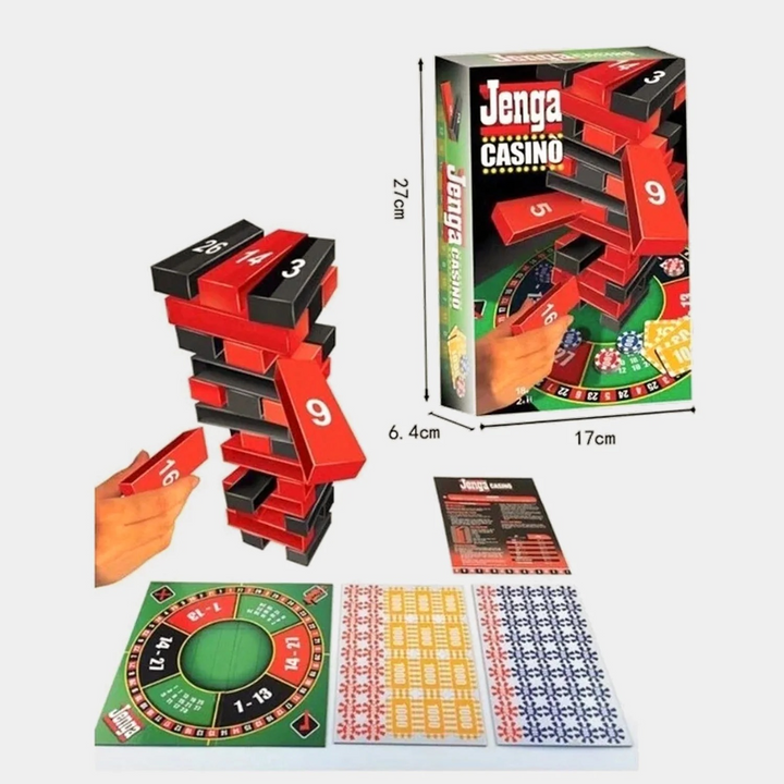 Jenga Casino Edition Board Game