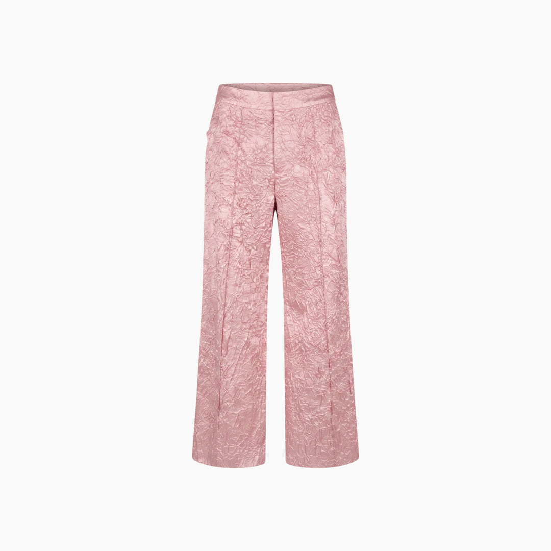 Elliatt Joesphine Top &amp; Pants Set in Embossed Satin 2 Pcs