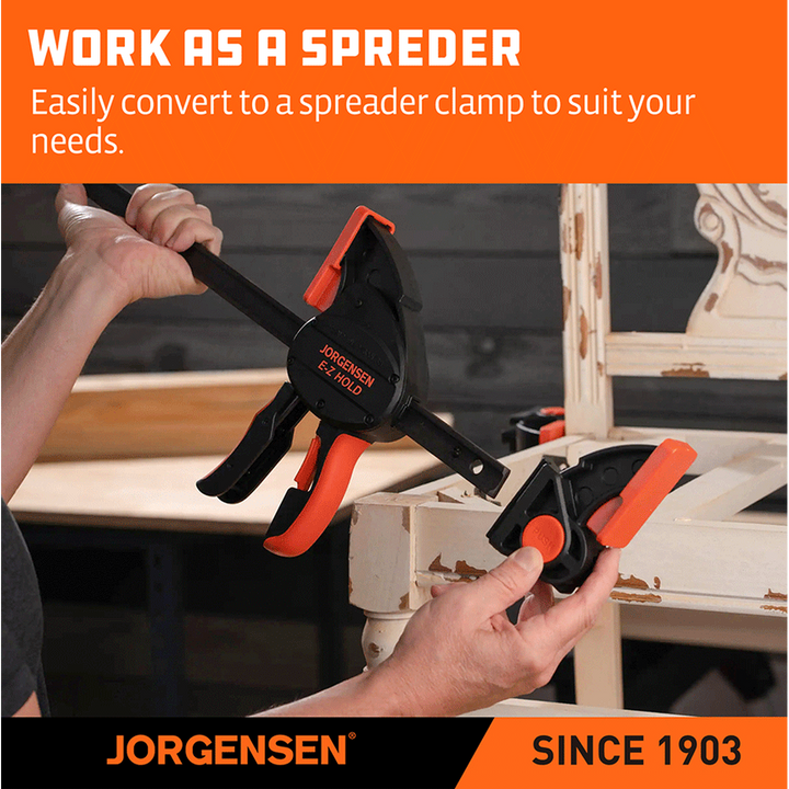 Jorgensen E-Z Hold Heavy Duty Expandable Clamp - Spreader