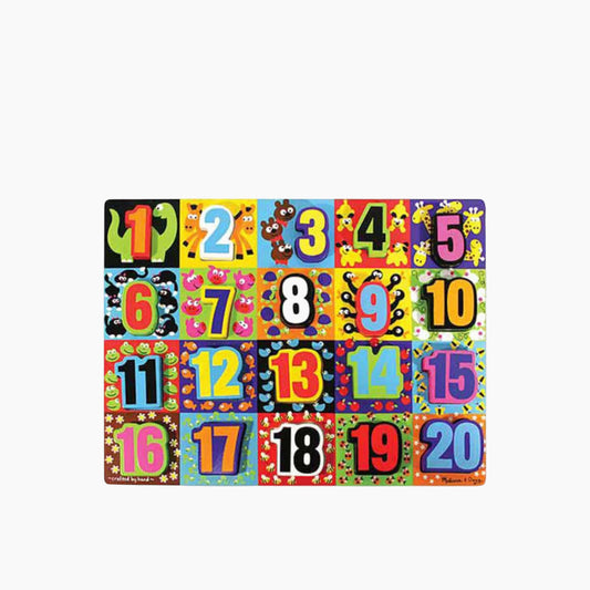 Melissa & Doug Jumbo Numbers Chunky Puzzle