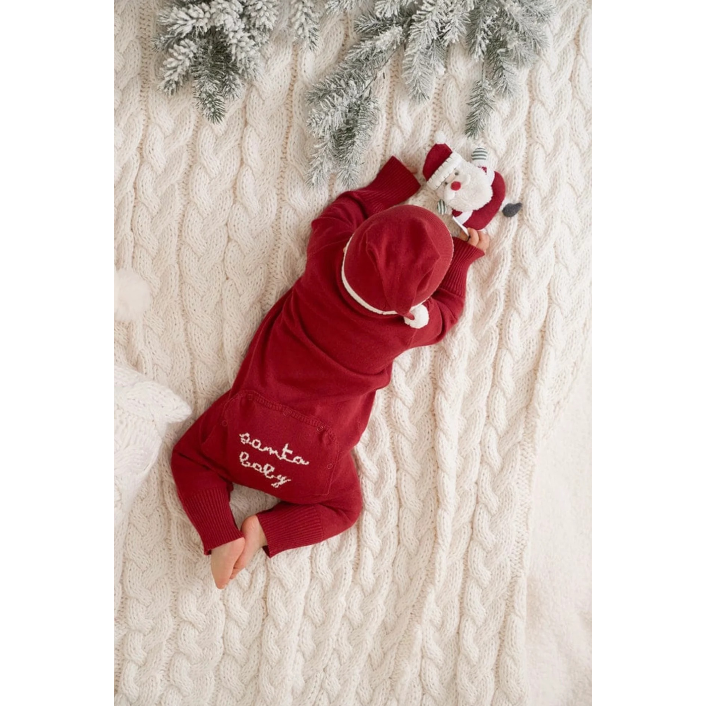 Elegant Baby Santa Baby Jumpsuit Elegant Baby Santa Baby Jumpsuit