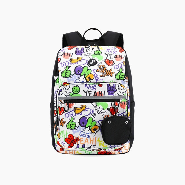 J WORLD Junior Backpack With Lunch Box For School