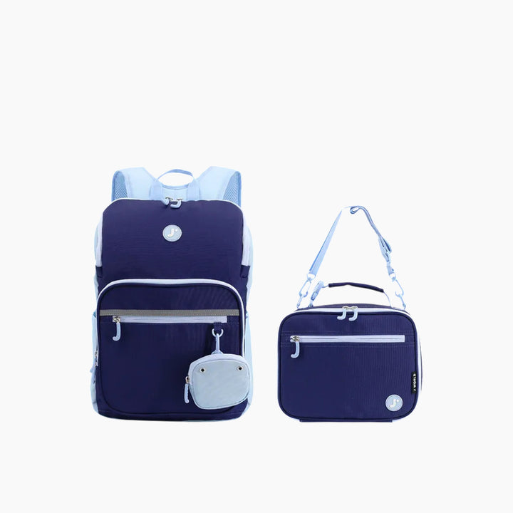 J WORLD Junior Backpack With Lunch Box For School