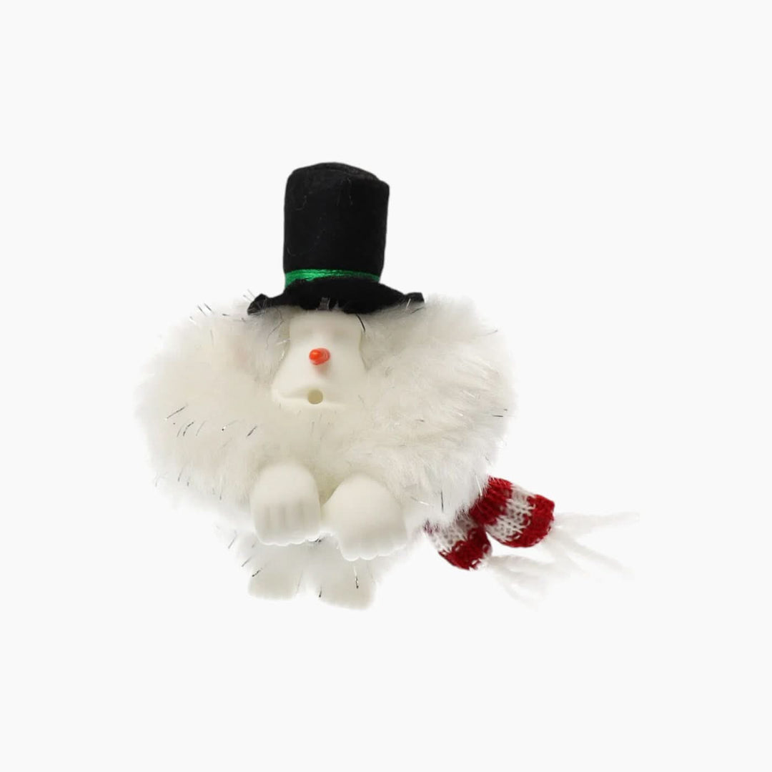 Kipling Snowman Monkey Keychain