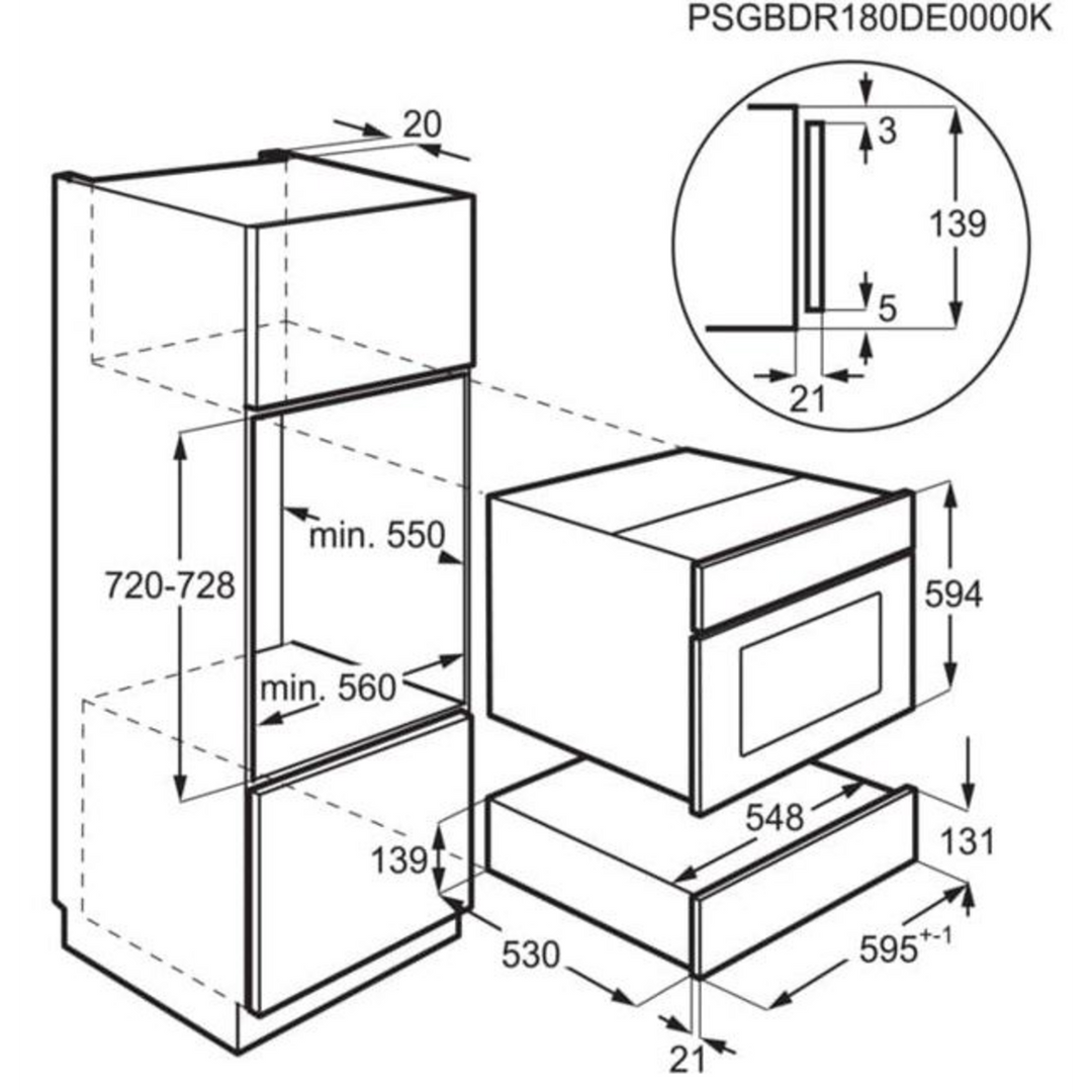 AEG Warm Drawer 6 Plates