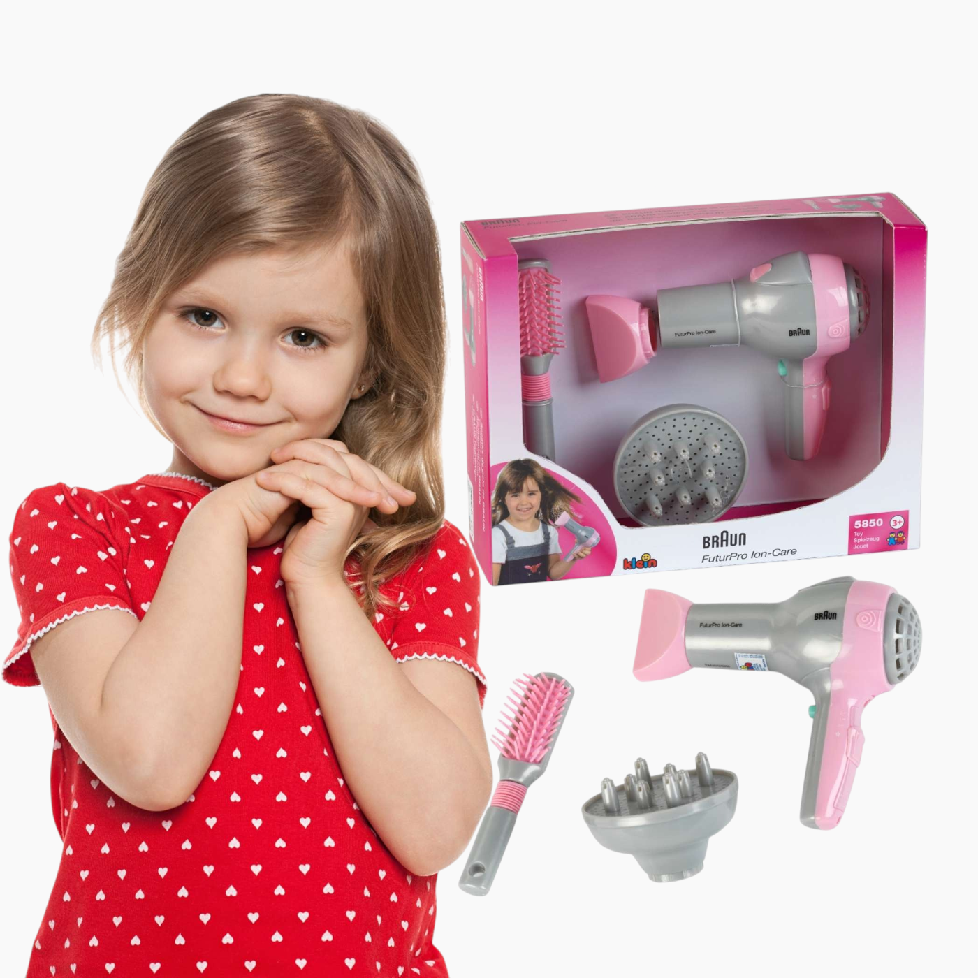Kelin Braun Hair Dryer With Diffusor And Brush Kelin Braun Hair Dryer With Diffusor And Brush