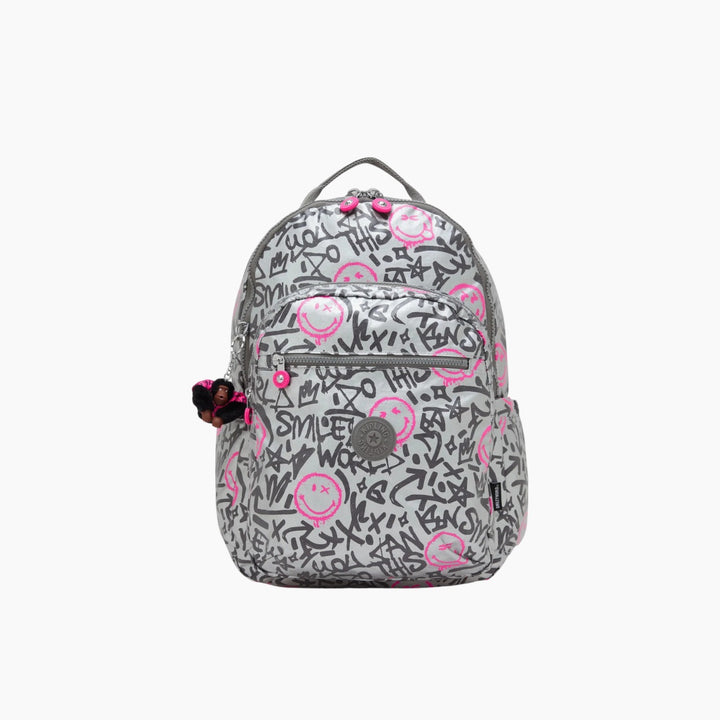 Kipling Seoul Lap Smw Happy Backpack