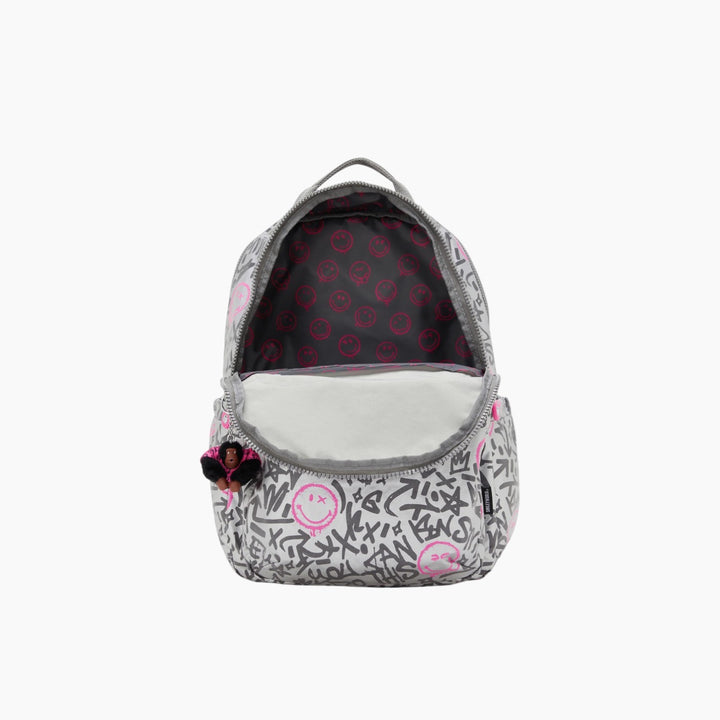 Kipling Seoul Lap Smw Happy Backpack