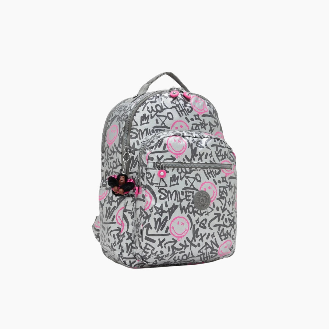 Kipling Seoul Lap Smw Happy Backpack