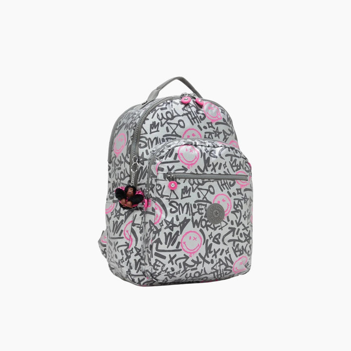 Kipling Seoul Lap Smw Happy Backpack