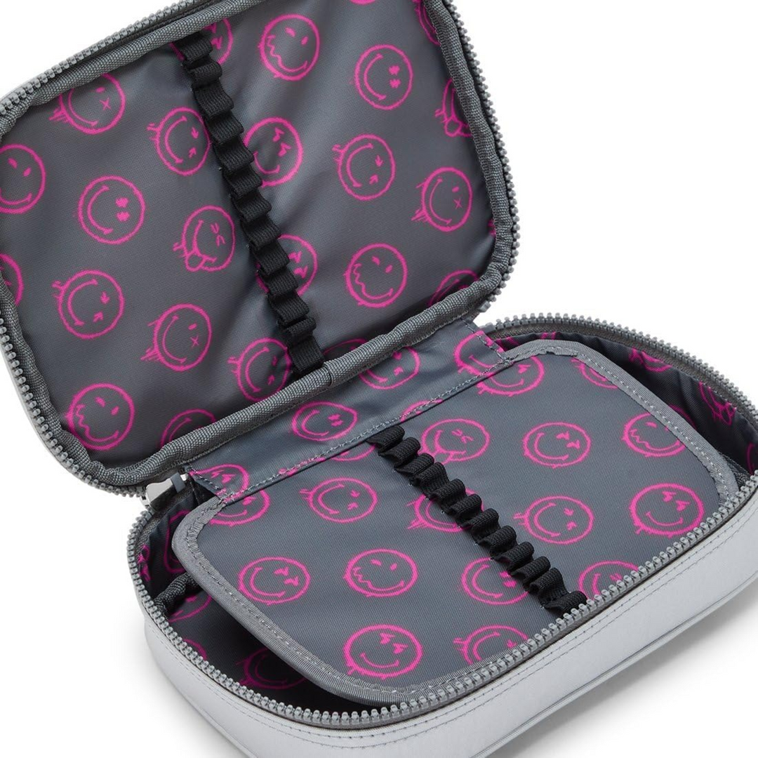 Kipling 100 Pens Smw Happy Face Pencil Case