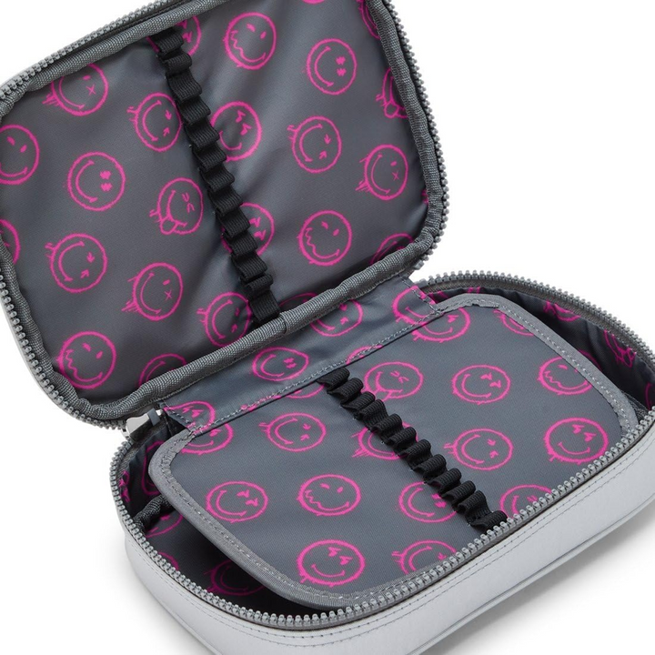 Kipling 100 Pens Smw Happy Face Pencil Case