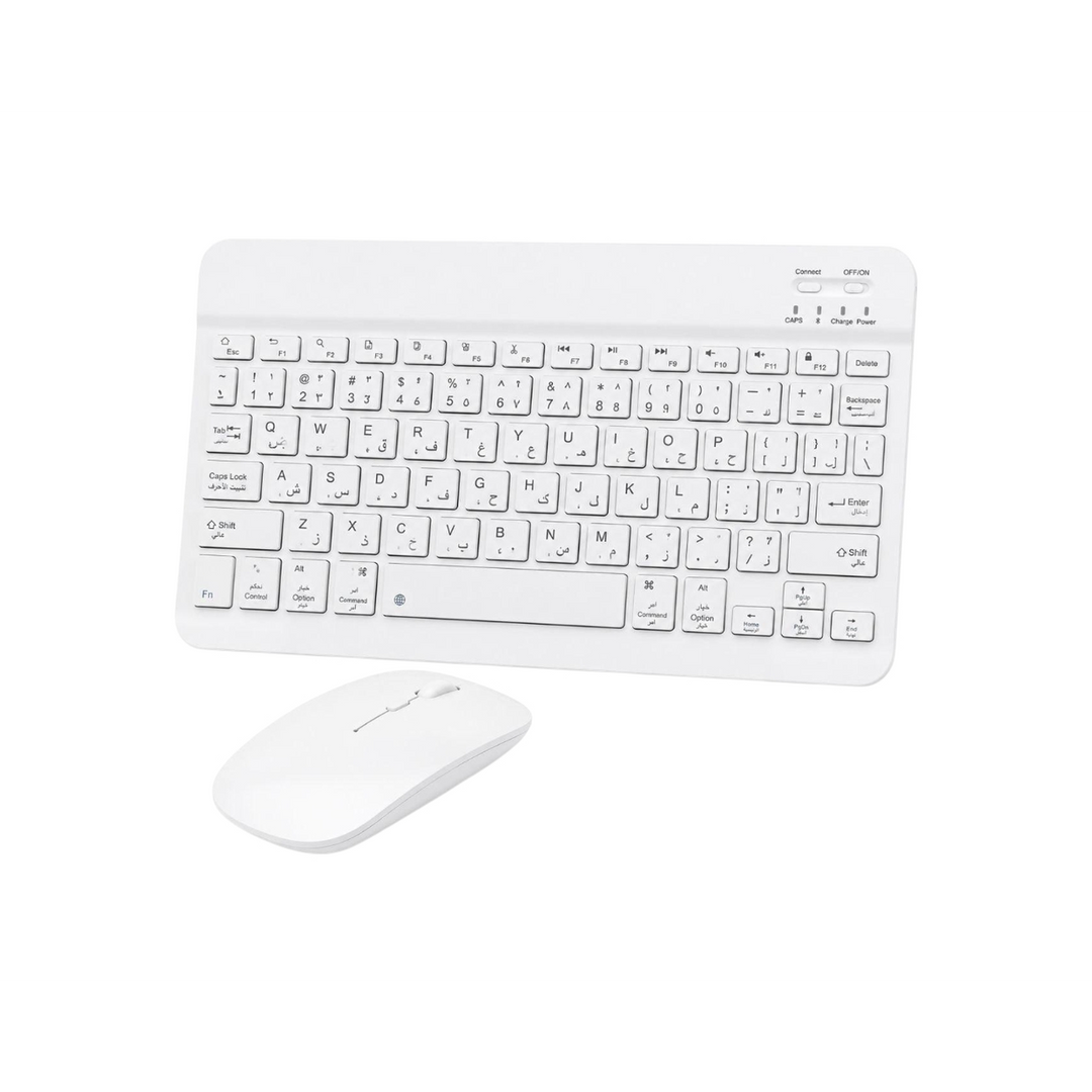 JNUOBI Ultra-Slim Bluetooth Wireless Keyboard &amp; Mouse Combo