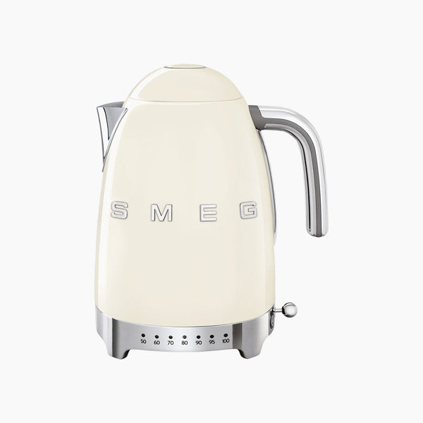 Smeg Variable Temp Kettle 50's Style Aesthetic Max Capacity 1.7L 7 Cups