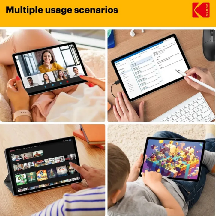 Kodak Tablet K12 – 12" FHD Android Tablet 128GB
