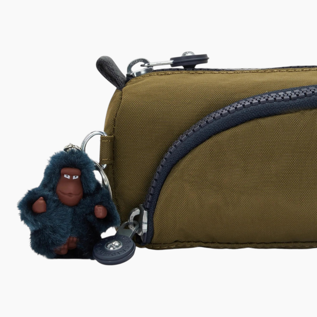 Kipling cute pen case with furry monkey key ring