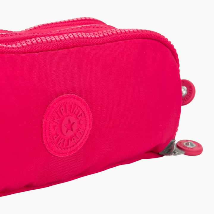 Kipling Gitroy pen case with zipped main compartment and 32 pen loops.