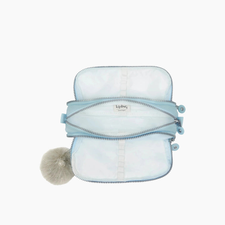 Kipling Gitroy pen case with 16 pen loops in each compartment