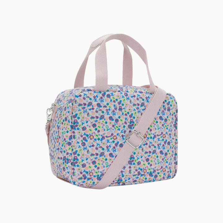 Kipling Miyo Insulated medium lunch bag with trolley sleeve - Digi Flower Print